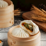 Handmade Shiitake Mushroom &amp; Bok Choy Bao (V) 