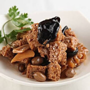 Marinated Bran Dough with Peanuts